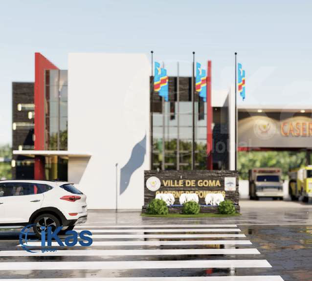 Goma's First Fire Station — construction & full equipment
